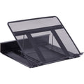 Lorell Mesh Laptop Stand, Black, LLR80620