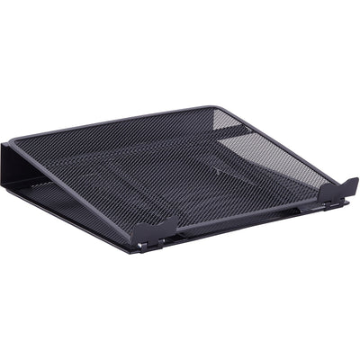 Lorell Mesh Laptop Stand, Black, LLR80620