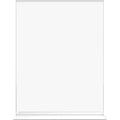 Lorell T-base Standing Sign Holders, Clear, 2 / Pack, LLR49207