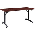 Lorell Mobile Folding Training Table, Brown, LLR60735