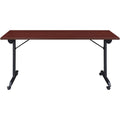 Lorell Mobile Folding Training Table, Brown, LLR60740