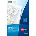 Avery CD Pages, Clear, 5 / Pack, AVE75263