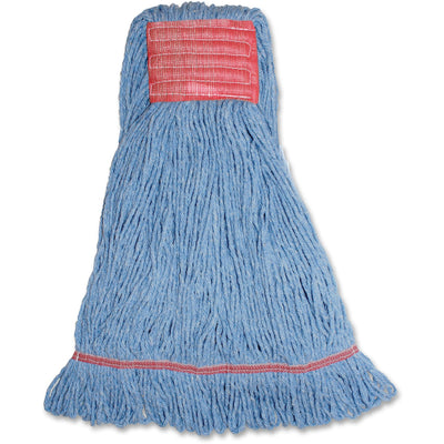 Genuine Joe Synthetic Blend Large Mophead, Blue, GJOLBL5B