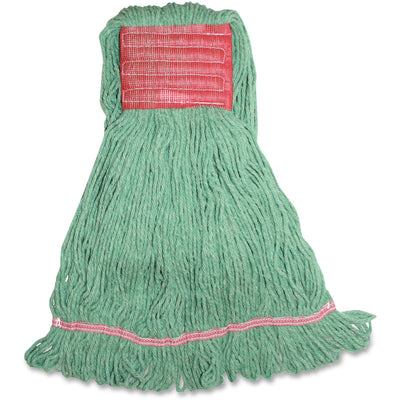 Genuine Joe Synthetic Blend Large Mophead, Green, GJOLGR5B