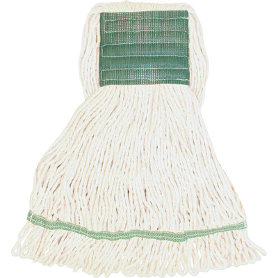 Genuine Joe Synthetic Blend Medium Mophead, White, GJOMWH5B