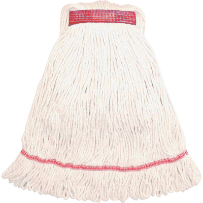 Genuine Joe Narrow Band Large Mophead, White, GJOLWH1B