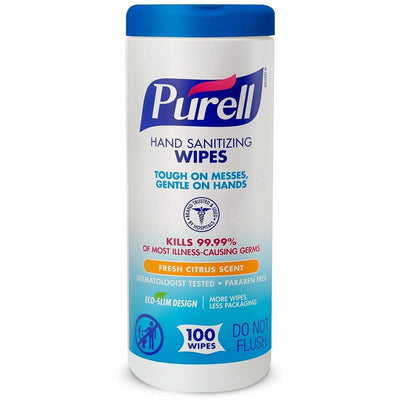 Gojo PURELL Sanitizing Wipes, White, GOJ911112