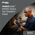Kimberly-Clark Wypall PowerClean WetTask Wipers for Disinfectants, Sanitizers & Solvents, White, 1 Carton, KCC06211