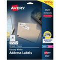 Avery Address Labels, Glossy White, 2/3" x 1-3/4", 600 Total (6523), 1 Carton, AVE06523