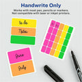Avery Rectangular Removable Color Coding Labels on Small Sheets, Neon Green, 1 Carton, AVE06722