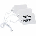 Avery Marking Tags, Strung, 1-3/4" x 1-3/32", 100 Tags (6732), White, 1 Carton, AVE06732