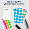 Avery 3/4" Round Removable Color Coding Labels - Handwrite Only, Assorted, 1 Carton, AVE06733