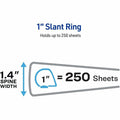Avery Durable View1" Binder, Pool Blue Binder (17831), 8 1/2" Width x 11" Length, AVE17831