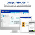 Avery Internet Shipping Labels, 5-1/2" x 8-1/2", 20 Labels (18126), White, 1 Carton, AVE18126