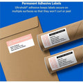 Avery Internet Shipping Labels, 5-1/2" x 8-1/2", 20 Labels (18126), White, 1 Carton, AVE18126