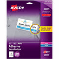 Avery Adhesive Name Badges, Matte, 1 Carton, AVE25395