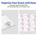 Avery Adhesive Name Badges, Matte, 1 Carton, AVE25395
