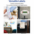 Avery Surface Safe Printable Decal Stickers, White, 5 Pack, AVE61512