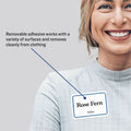 Avery Flexible Name Badge Labels, White, 18 / Carton, AVE05151