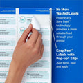 Avery Easy Peel Address Label, Clear, 5 / Carton, AVE06585