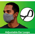3M Daily Face Masks, Gray, 3 / Pack, MMMRFM1003