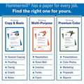 Sylvamo Hammermill Copy Plus Copy & Multipurpose Paper - White, 8 17/64" x 11 11/16", 500 / Ream, HAM105500