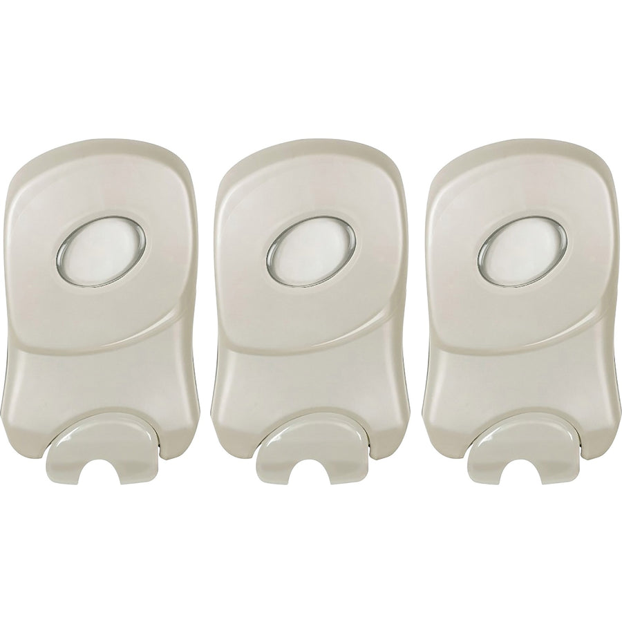 Dial Professional 1700 Universal Manual Dispenser, 12.6" x 4", Pearl, Heavy Duty, 3 / Carton, DIA20078CT