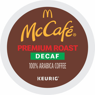 Keurig Dr Pepper . McCaf&eacute; K-Cup Decaf Premium Roast Coffee, 24 / Box, GMT8044
