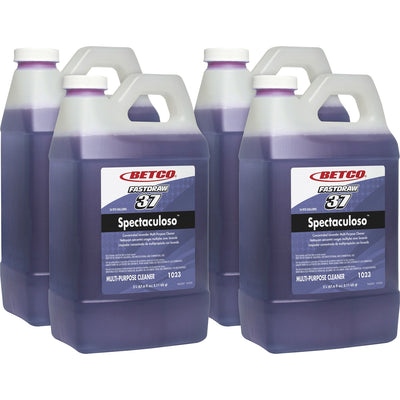 Betco Spectaculoso FastDraw 37 MP Cleaner, Purple, 4 / Carton, BET10234700CT