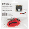 Advantus Face Mask Lanyard, Red, 10 / Pack, AVT76115