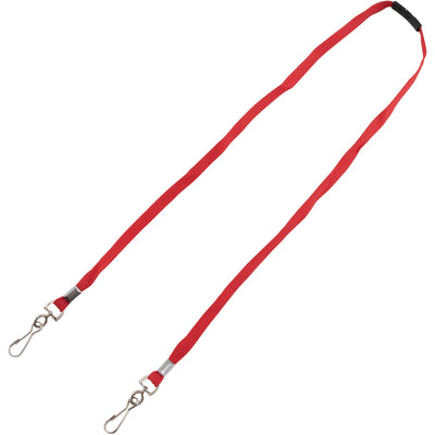 Advantus Face Mask Lanyard, Red, 10 / Pack, AVT76115