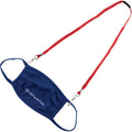 Advantus Face Mask Lanyard, Red, 10 / Pack, AVT76115