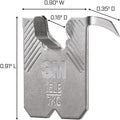 3M CLAW Drywall Picture Hanger, Gray, 5 / Pack, MMM3PH15M5ES