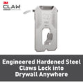 3M CLAW Drywall Picture Hanger, Gray, 5 / Pack, MMM3PH15M5ES