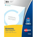 Avery Economy Clear Sheet Protectors, 8 1/2" Width x 11" Length, 5 / Carton, AVE75183