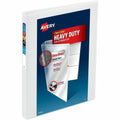 Avery One Touch Heavy-Duty View Binder, White, 8 1/2" Width x 11" Length, 6 / Carton, AVE79380