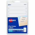 Avery Removable File Folder Labels, White, 1 Carton, AVE05230