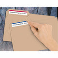 Avery Removable File Folder Labels, Yellow, 1 Carton, AVE05235