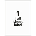 Avery Removable I.D. Laser/Inkjet Labels, White, 1 Carton, AVE06470