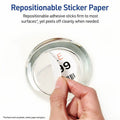 Avery Matte White Sticker Project Paper, 8 1/2" x 11", 5 Sheet, AVE53202