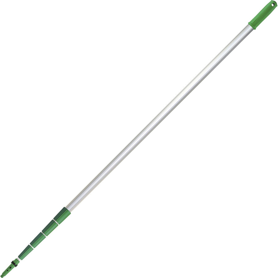 Unger TelePlus 5-section Modular Extension Pole, 2.3" x 2.3", Silver, Plastic, Flexible, UNGTF900