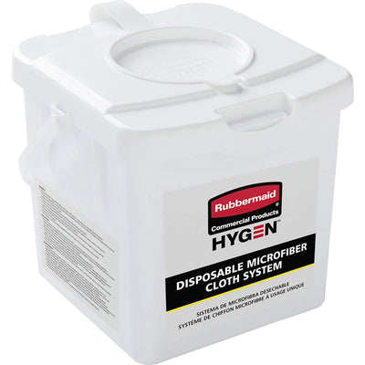 Rubbermaid Commercial HYGEN Microfiber Charging Tub, White, 1 Carton, RCP2135007