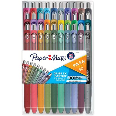 Newell Paper Mate InkJoy Gel Pens, 30 / Pack, PAP2132015