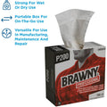 Georgia Pacific . Brawny Professional P200 Disposable Cleaning Towels, Brown, 5 / Carton, GPC2905003