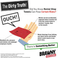 Georgia Pacific . Brawny Professional P200 Disposable Cleaning Towels, Brown, 5 / Carton, GPC2905003