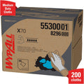 Kimberly-Clark Wypall Power Clean X70 Medium Duty Cloths, White, 1 Carton, KCC55300