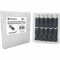 Verbatim America 64GB PinStripe USB Flash Drive - Business 10pk - Black, 10 / Pack, VER70901