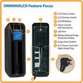 Eaton Tripp Lite series OmniSmart OMNI900LCD 900 VA Tower UPS, Black, TRPOMNI900LCD