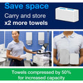 Essity Hygiene and Health AB TORK PeakServe Continuous Paper Hand Towels, White, 12 / Carton, TRK105065