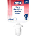 Essity Hygiene and Health AB TORK Hand Sanitizer Foam Refill, Clear, 6 / Carton, TRK400217